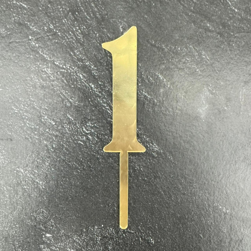 Изображение Топпер цифра 1, 9 см (Ц-2)